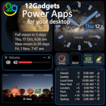 12Gadgets - tools for your desktop logo