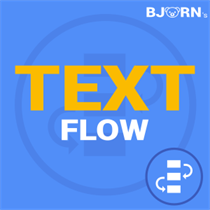 Bjorn's Text Flow logo