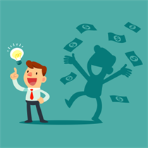 Blog writing business - become a blogger logo