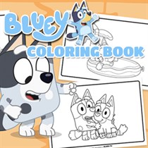 Bluey Coloring Book logo
