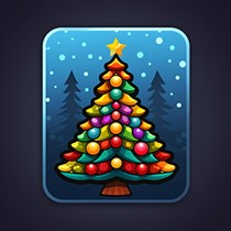 Christmas Color by Number Pixel Art logo