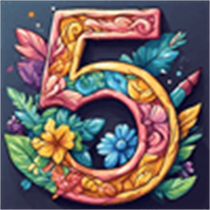 Color By Number Coloring Pages Antistress logo