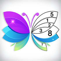 Color & paint by numbers logo