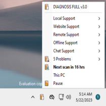 Diagnosis for Windows logo