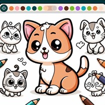 Draw and Color Animals logo