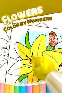 Flowers - Color by Numbers logo