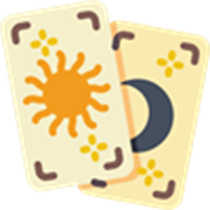Free tarot card reading logo