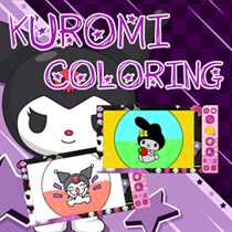 Kuromi Kawaii Coloring Book logo