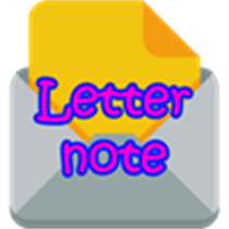 Letter note logo