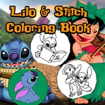 Lilo Stitch Coloring Book logo