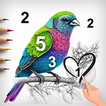 Paint by number Art- Tap color logo