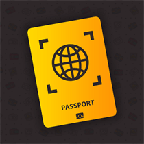 Passport size photo maker logo