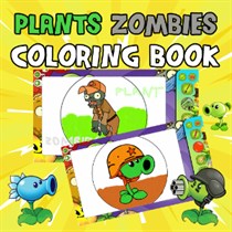 Plants Zombies Coloring Book logo