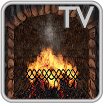 Realistic Fireplace TV -3D Virtual Fireplace logo