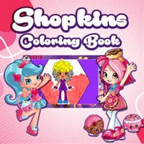 Shopkins Girls Coloring Book logo