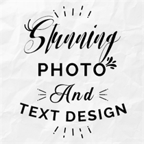Stunning Photo & Text Designer logo
