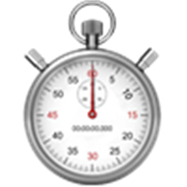 True stopwatch logo